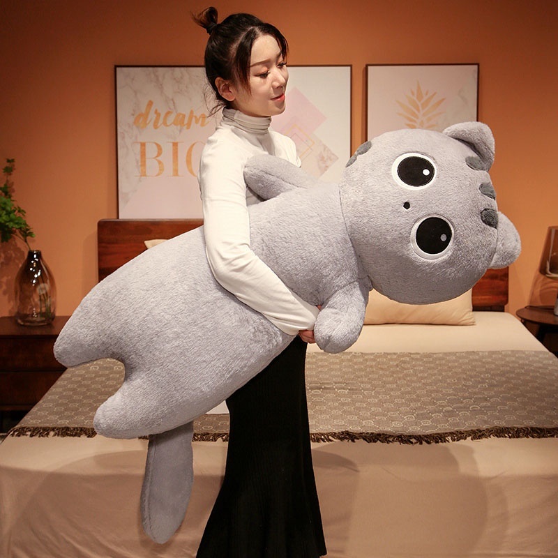 Thú Nhồi Bông Hình Mèo Đen 60cm Đáng Yêu