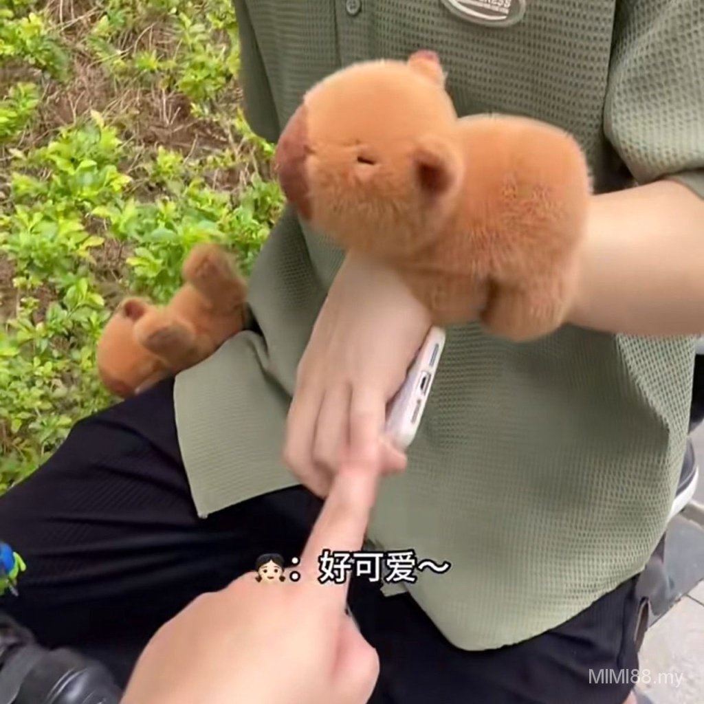 Vòng Tay capybara Bằng Lông Nhung Thời Trang Có Vòng Đeo Tay capybara  capybara king capybara wrist capybara
