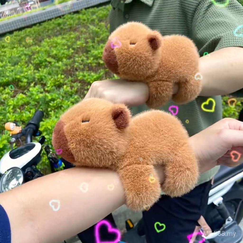 Vòng Tay capybara Bằng Lông Nhung Thời Trang Có Vòng Đeo Tay capybara  capybara king capybara wrist capybara