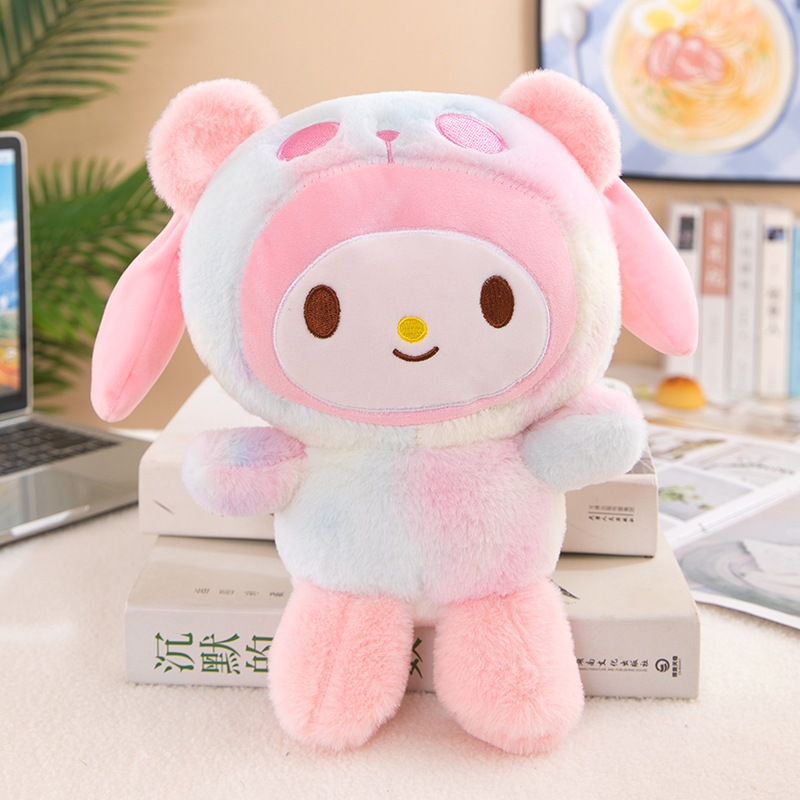 Búp bê đồ chơi sang trọng hình trái tim cô gái dễ thương Kuromi Sanrio Melody