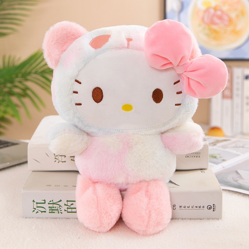 Búp bê đồ chơi sang trọng hình trái tim cô gái dễ thương Kuromi Sanrio Melody