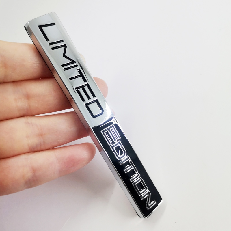 1 x Nhãn Dán Trang Trí Xe Hơi Bằng Kim Loại In logo Phiên Bản Giới Hạn