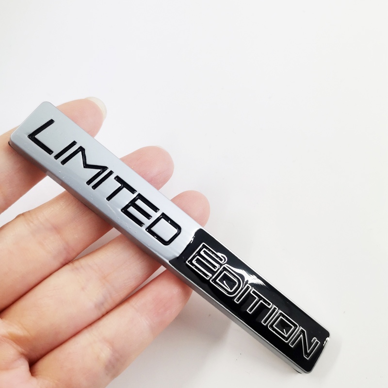 1 x Nhãn Dán Trang Trí Xe Hơi Bằng Kim Loại In logo Phiên Bản Giới Hạn