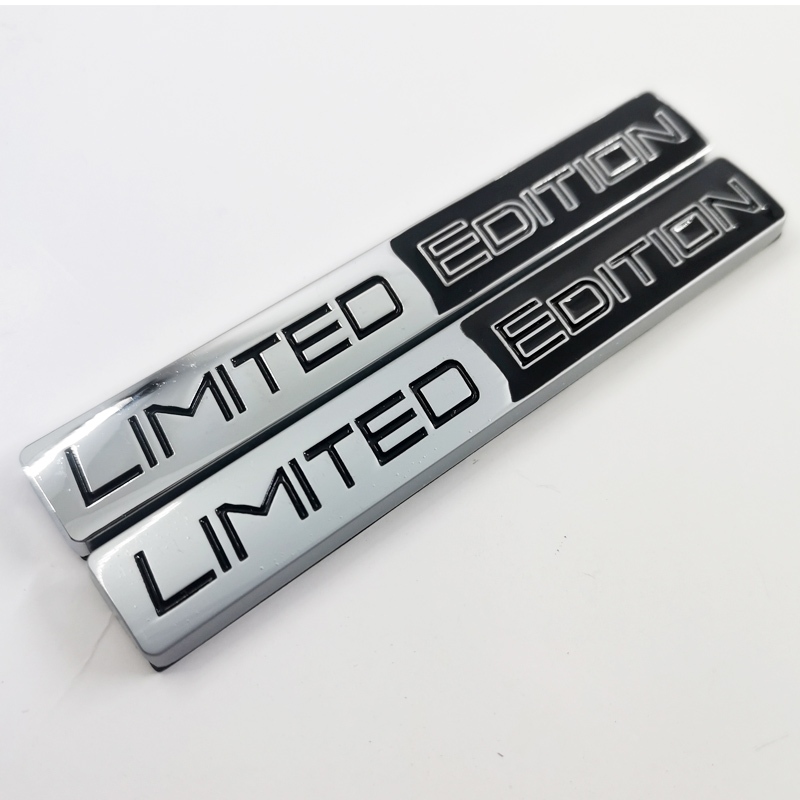 1 x Nhãn Dán Trang Trí Xe Hơi Bằng Kim Loại In logo Phiên Bản Giới Hạn