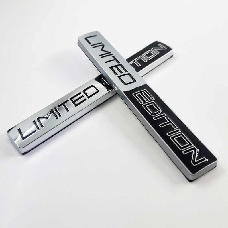 1 x Nhãn Dán Trang Trí Xe Hơi Bằng Kim Loại In logo Phiên Bản Giới Hạn