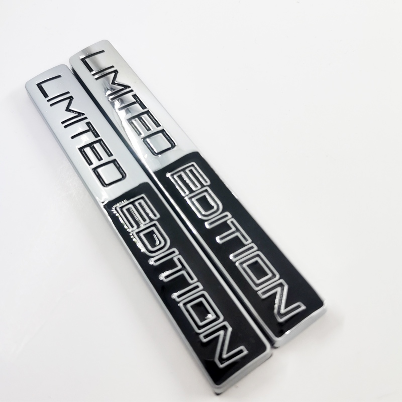 1 x Nhãn Dán Trang Trí Xe Hơi Bằng Kim Loại In logo Phiên Bản Giới Hạn
