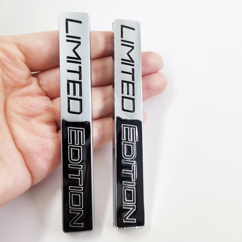 1 x Nhãn Dán Trang Trí Xe Hơi Bằng Kim Loại In logo Phiên Bản Giới Hạn
