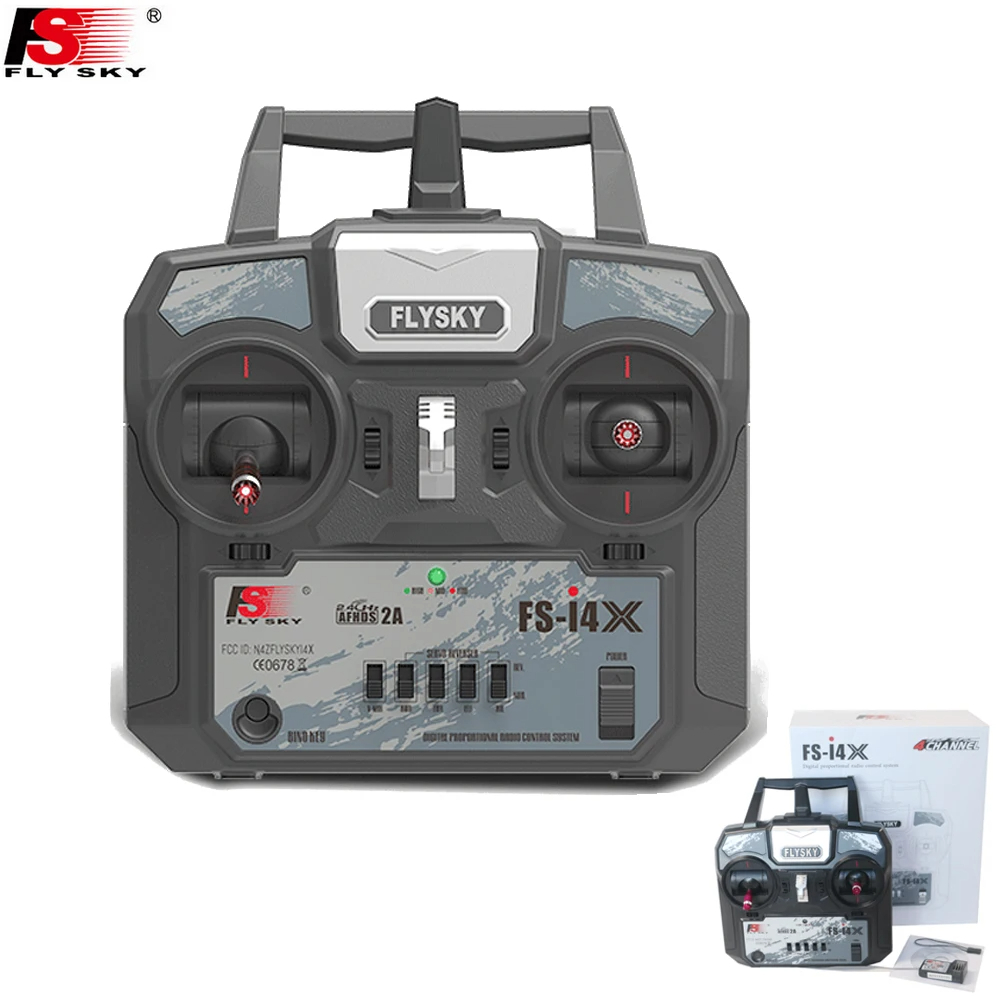 Flysky Bộ Điều Khiển Truyền Tín Hiệu fs-i4x 2.4g 4ch rc fs-a6 Cho Máy Bay Trực Thăng Điều Khiển Từ Xa Chế Độ 1 Chế Độ 2