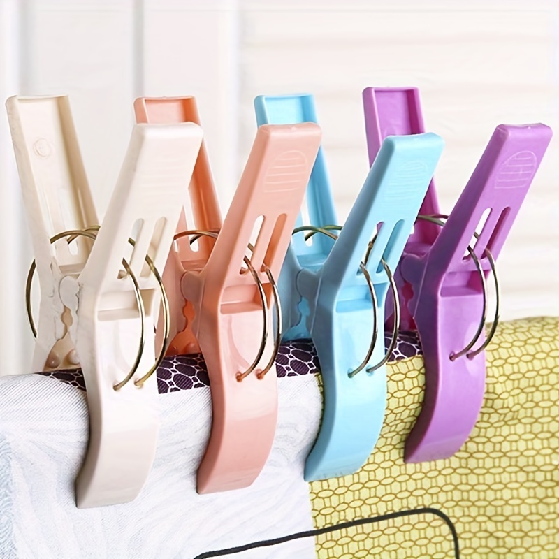 Kẹp Phơi Chăn / Quần Áo Cỡ Lớn Bằng Nhựa Chống Gió Khô Nhanh Tiện Dụng