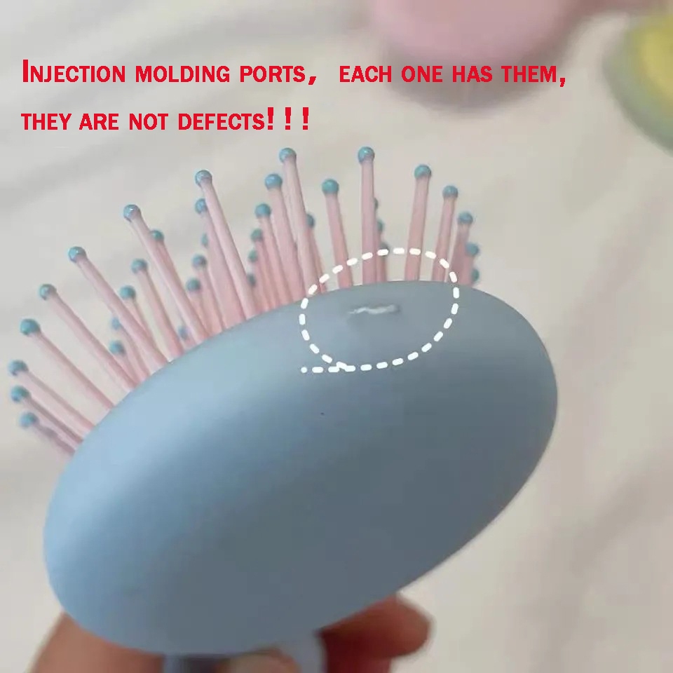 Hoạt Hình Lược Chải Tóc Túi Khí Mát Xa Mềm Mại Nhỏ Gọn Hình melody Cún cinnamon Đáng Yêu Cho Bé Gái