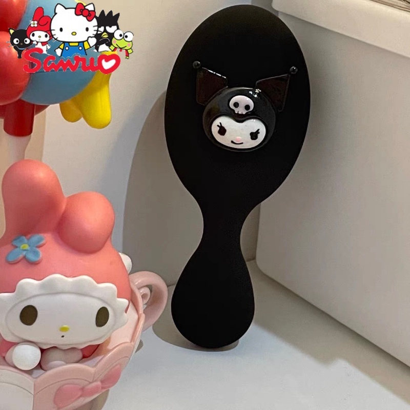 Hoạt Hình Lược Chải Tóc Túi Khí Mát Xa Mềm Mại Nhỏ Gọn Hình melody Cún cinnamon Đáng Yêu Cho Bé Gái