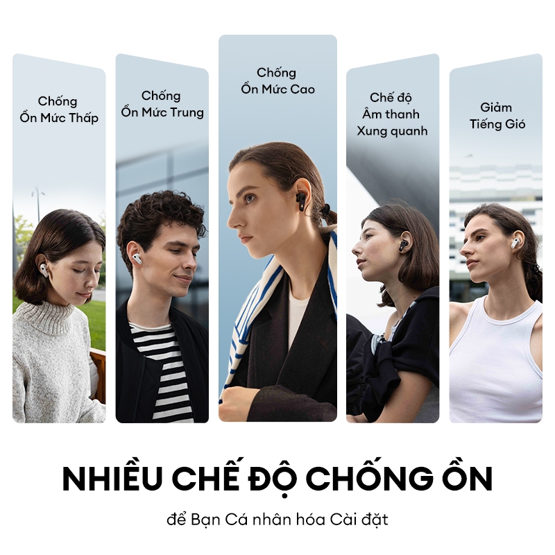 Tai nghe bluetooth không dây  Edifier Neobuds Pro 2  Tần Rộng Spatial Audio Âm thanh Độ phân giải Cao LDAC 8 Micrô Chống ồn Môi trường Cảm ứng Đeo tai Khử tiếng ồn chủ động Công nghệ khử tiếng ồn chủ động