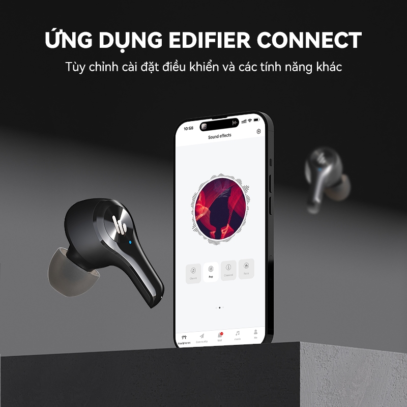 Edifier Tai Nghe Nhét Tai Không Dây x5 lite bluetooth v5.3 Chống Ồn ip55