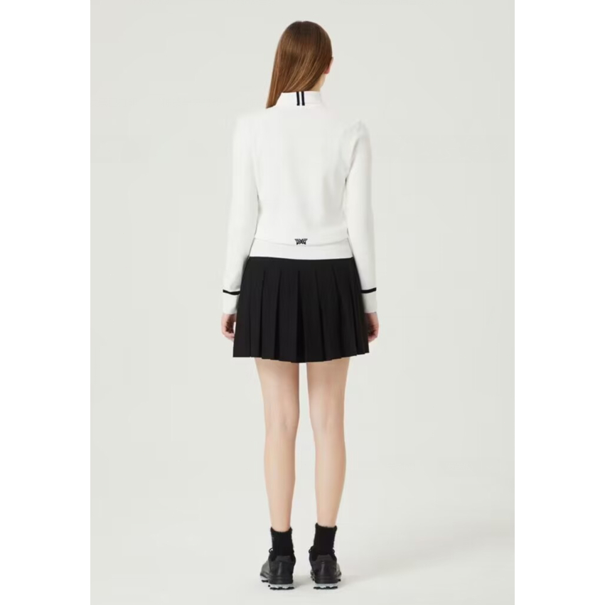 Áo sweater Dệt Kim Màu Trắng Đen Phong Cách Hàn Quốc Thời Trang Thu Đông 2023