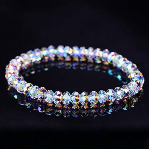 Vòng Tay Hạt Pha Lê Vuông 6mm