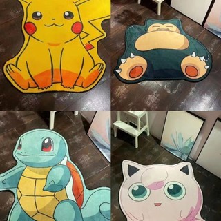 Pokémon Thảm Trải Sàn Phòng Ngủ Cho Bé Hình pikachu Hoạt Hình Dễ Thương