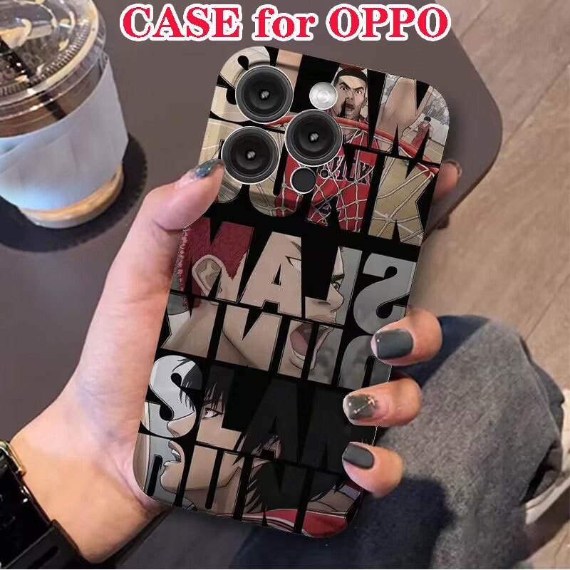 Ốp Điện Thoại Cứng Chống Rơi Họa Tiết Slam Dunk Cho OPPO Reno8T 5G Reno8 Pro Reno7 Z Reno7 Pro Reno6 Pro Reno5 Reno4 Z Reno3