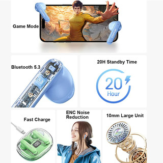 Tai Nghe Bluetooth Awei T86 ENC Chống Ồn Có 4 Mic HD Âm Thanh Nổi Pin Trâu Chính Hãng