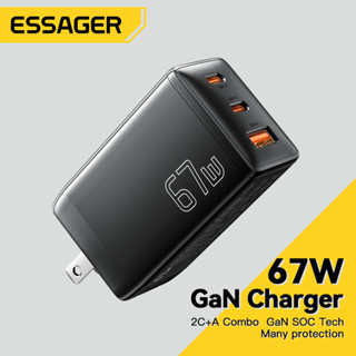 Essager Củ Sạc Nhanh gan x 67w 2c + a 3 Cổng