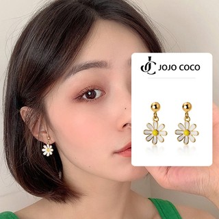 JOJO COCO Jojo Khuyên tai Hình hoa Cúc Phong Cách Hàn Quốc Dễ Thương Dành Cho Nữ