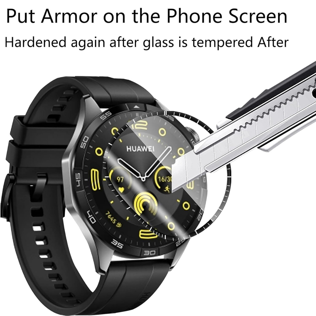Miếng Dán 9d Bảo Vệ Màn Hình Đồng Hồ huawei gt4 46mm 41mm