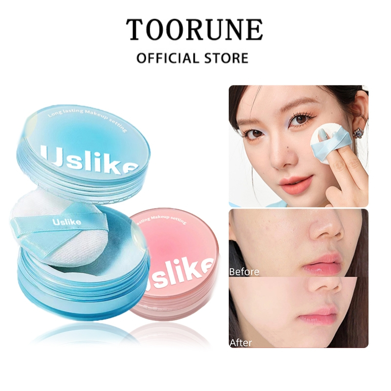 Bột thạch nhỏ Phấn phủ bền vững kiểm soát dầu không thấm nước chống mồ hôi Không tẩy trang bột chúc ngủ ngon