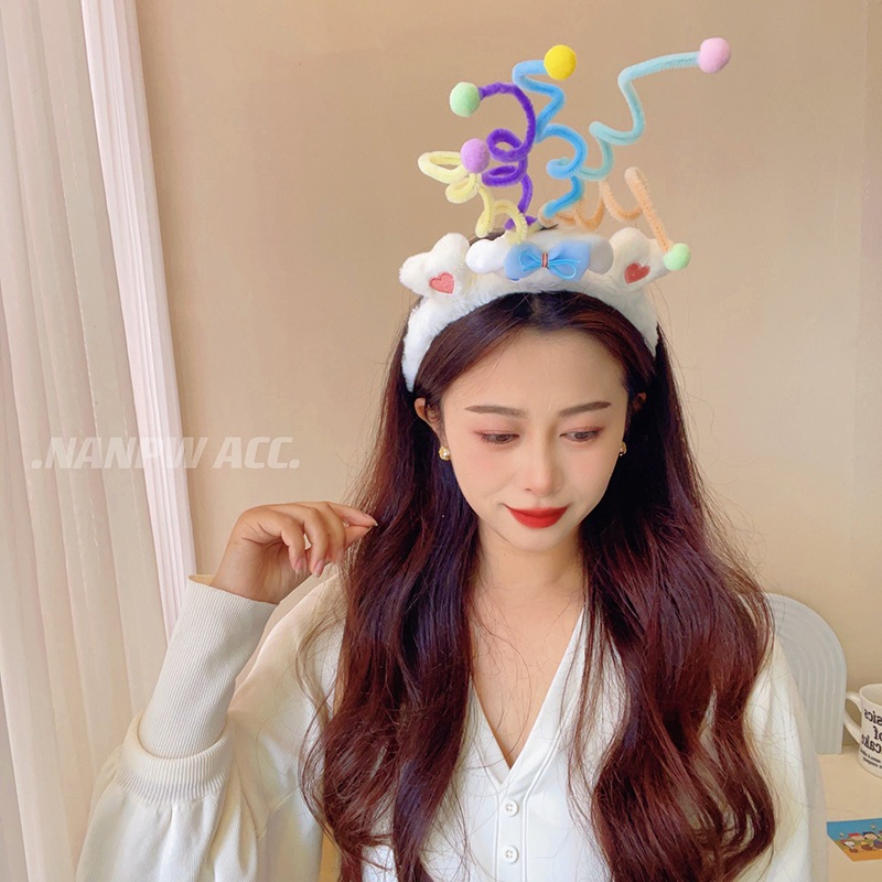 SANRIO  Băng Đô Cài Tóc Hoạt Hình melody cinnamon melody Nhồi Bông Bản Rộng Dễ Thương Rửa Mặt Cho Bé Gái