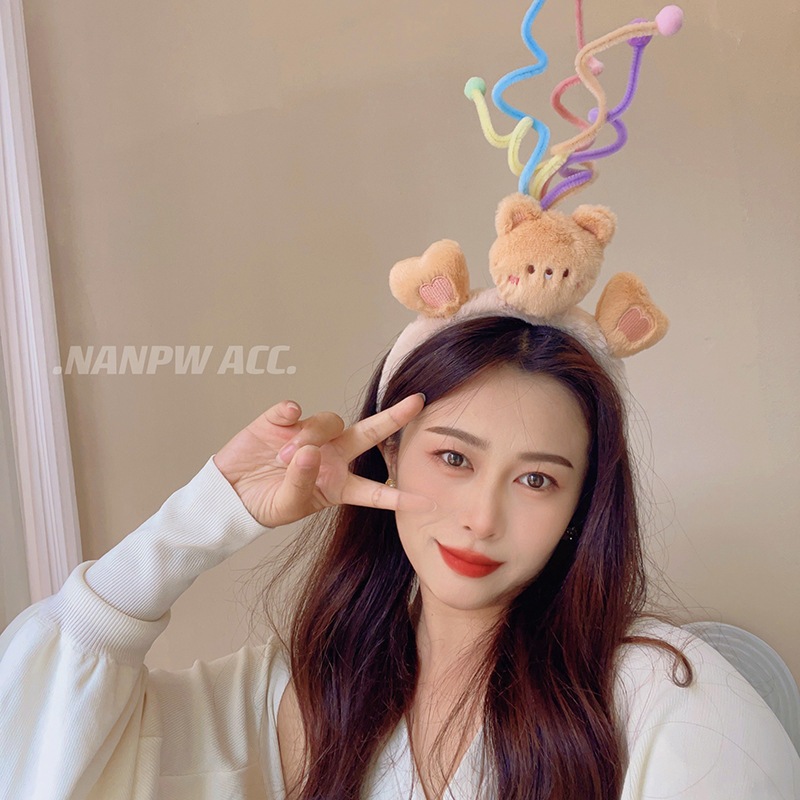 SANRIO  Băng Đô Cài Tóc Hoạt Hình melody cinnamon melody Nhồi Bông Bản Rộng Dễ Thương Rửa Mặt Cho Bé Gái