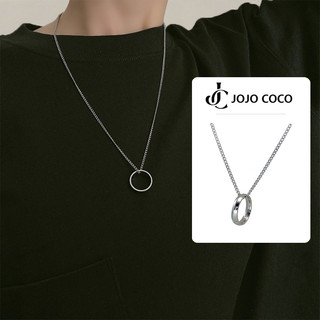 Jojo coco jojo vòng cổ choker bằng thép titan phong cách hip hop cho cặp đôi