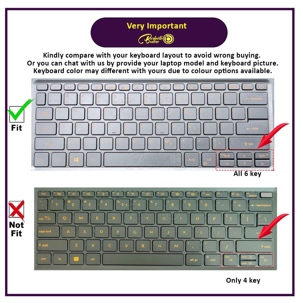 Miếng Dán Bảo Vệ Bàn Phím Chống Thấm Nước Cho Acer Swift S13 Aspire 5/3 SF5 S5-371 14" SF314 14 Swift SF113 5 Y8L9