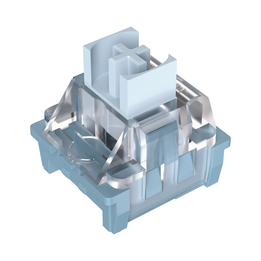 Set 110 Công Tắc Bàn Phím Cơ gaming Hình Cá Voi Xanh 3 Chấu 50gf