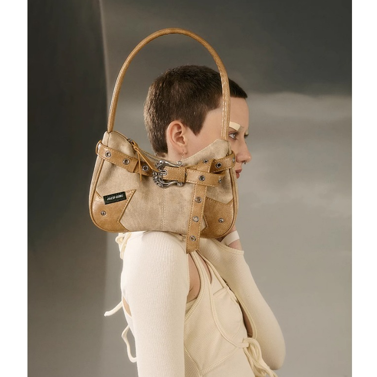 Molisa túi xách nữ túi kẹp nách 2023NEW Popular Fashion Phong Cách Hàn Quốc THỂ THAO GDJ2300M4O 41Z231011