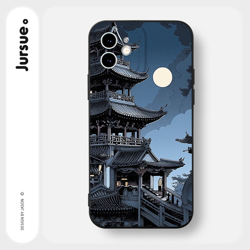 Ốp lưng JURSUE mềm chống bẩn dễ thương đẹp độc lạ Cho iPhone 15 14 13 12 11 Pro Max SE 2020 X XR XS 8 7 ip 6S 6 Plus Y4265