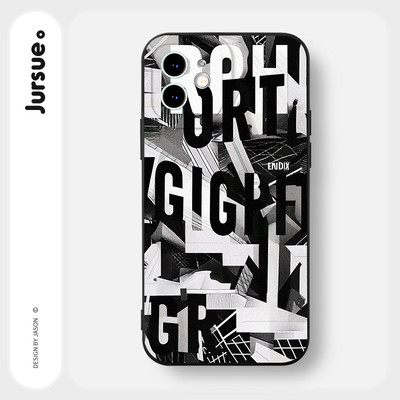 Ốp lưng JURSUE mềm chống bẩn ngộ nghĩnh ngầu nam Cho iPhone 17 16 15 14 13 12 11 Pro Max SE 2020 X XR XS ip 8 7 Plus Y4259