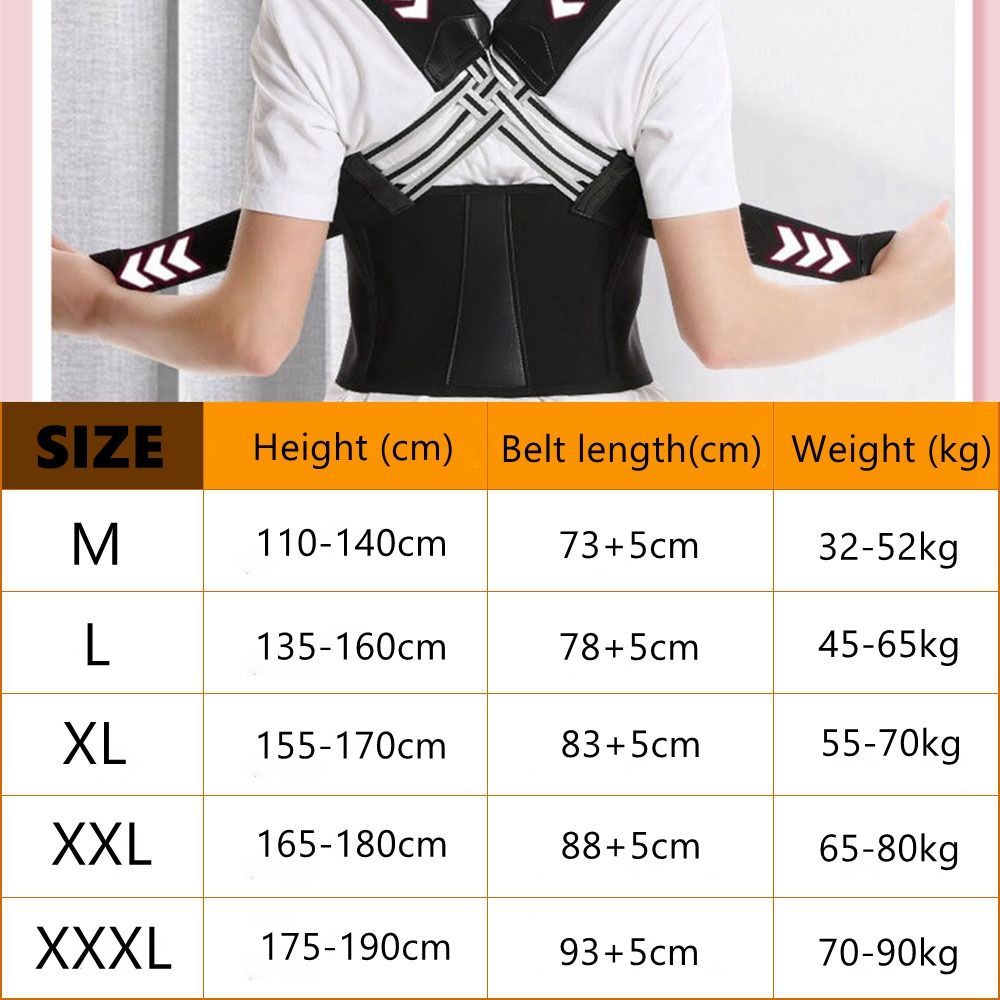 Đai Đeo Chỉnh Sửa Tư Thế Lưng Co Giãn Mềm Mại Thoáng Khí Có Kẹp Chéo 3D