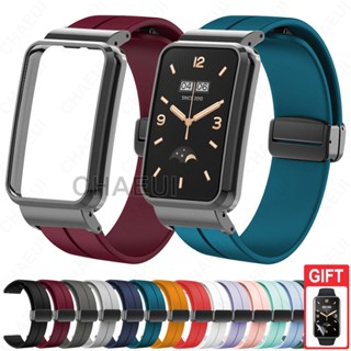 Dây đeo silicon có vỏ thay thế Vòng đeo tay cho Xiaomi Smart Band 9 8 Pro / Mi Band 7 pro / Xiaomi Smart Band 8 9 Active