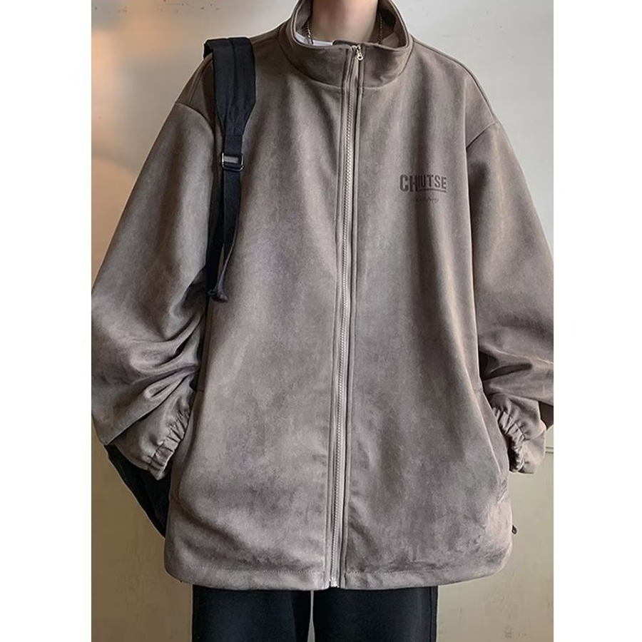 Áo khoác nam và nữ chất lượng cao áo_khoác Zip rộng thoải mái Suede 2023 NEW MJK23A0G4V 42Z231018