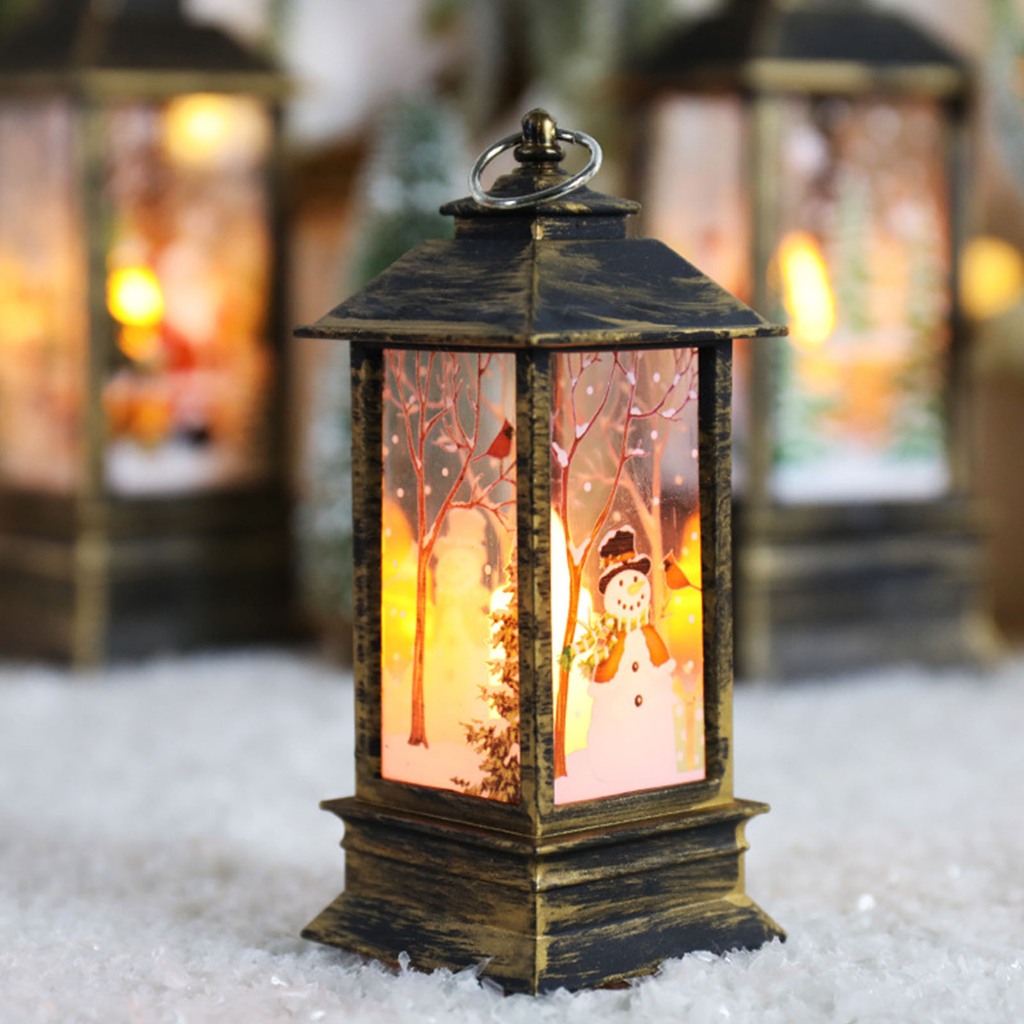 Đèn Ngủ Để Bàn Trang Trí Hình Ông Già Noel / Người Tuyết