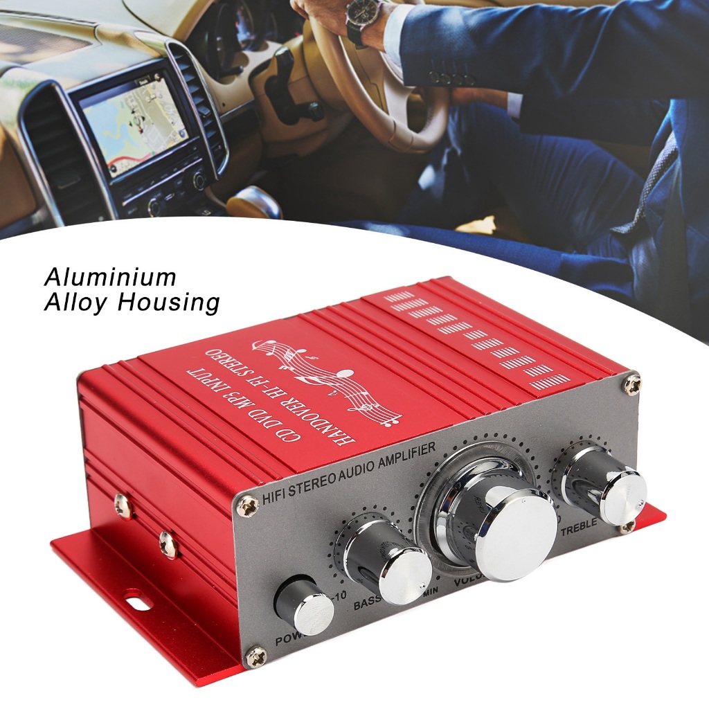 Xe Ô Tô Bộ Khuếch Đại Công Suất DC 12V HiFi 20Hz Đến 20KHz MP3 CD DVD DSP 4 Trường Âm Thanh âm Hơi Cho Nhạc Hệ Thống UPONE