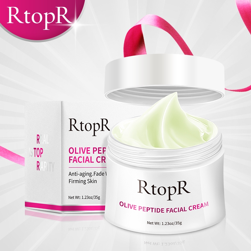 Kem dưỡng da mặt RTOPR 35g chiết xuất ô liu peptide se khít lỗ chân lông dưỡng ẩm kiềm dầu ngừa nếp nhăn săn chắc da