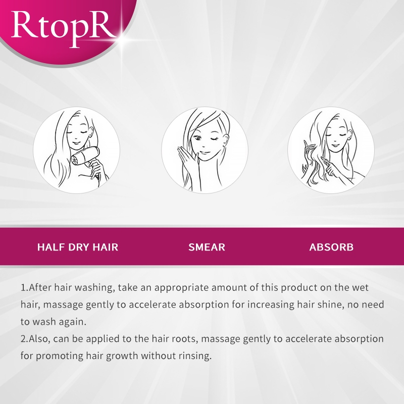 Tinh dầu chăm sóc tóc RTOPR ngăn ngừa rụng tóc/ dưỡng tóc khô xơ/ giữ nếp/ tạo nếp mềm mượt/ phục hồi hư tổn 35ml