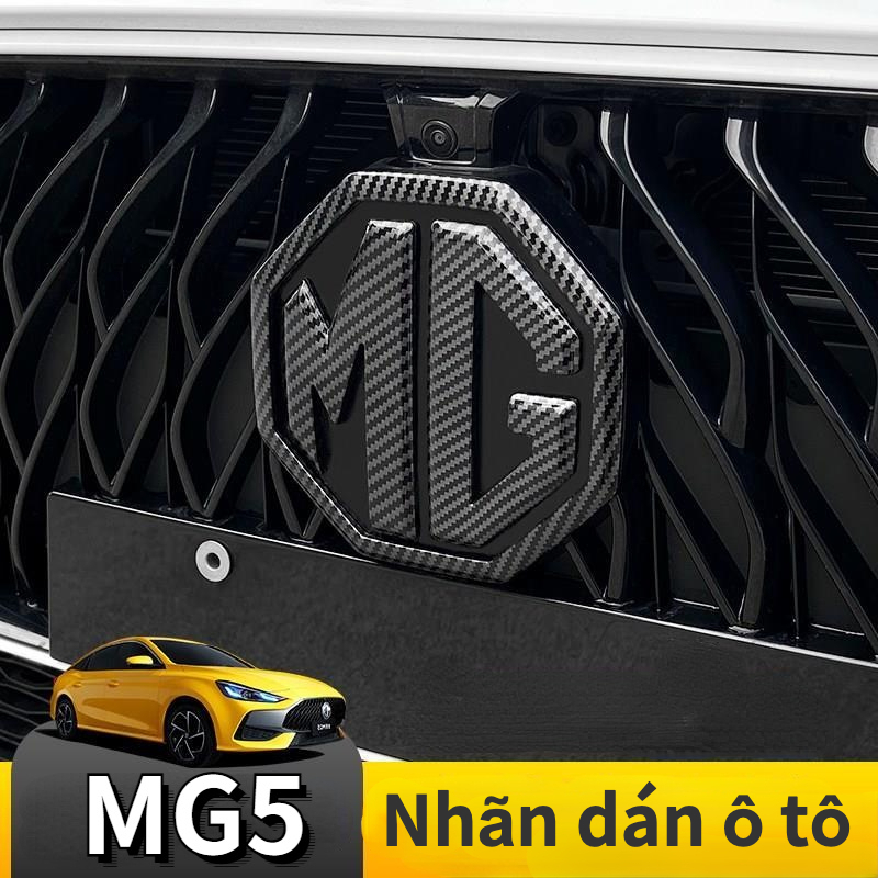 Miếng Dán logo Trước Và Sau Trang Trí Cho Vô Lăng Xe Hơi mg 5