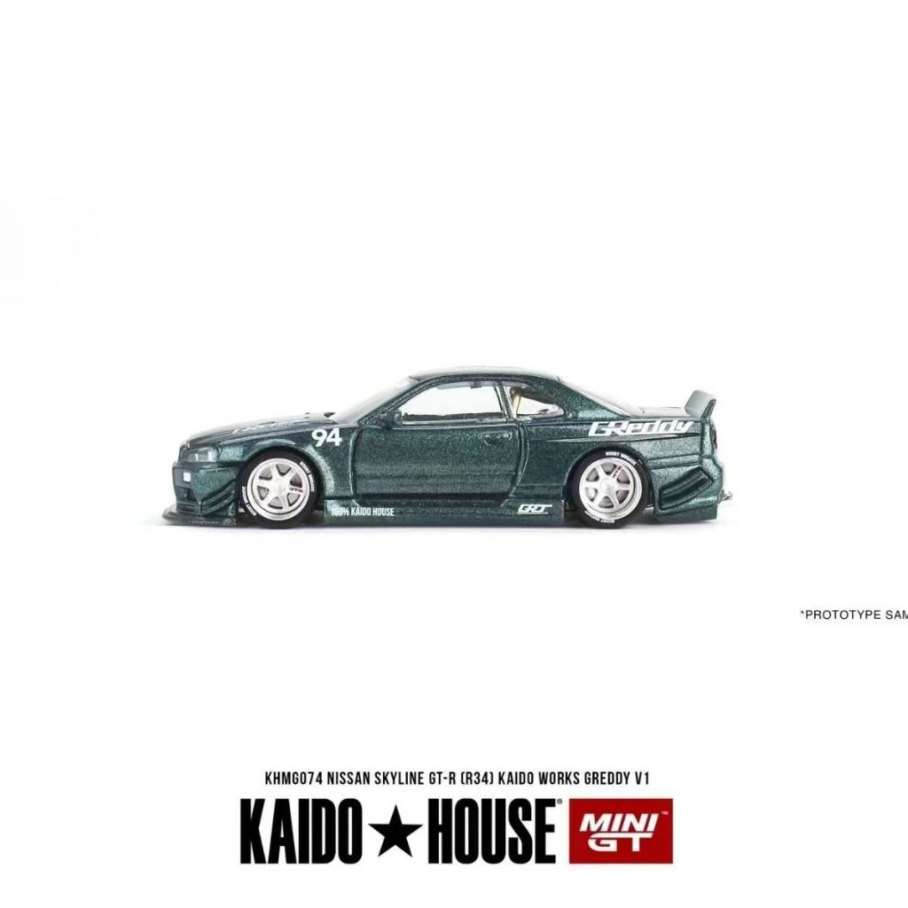 Minigt Mô Hình Xe Hơi nissan r34 gtr Bằng Hợp Kim Tỉ Lệ 1: 64