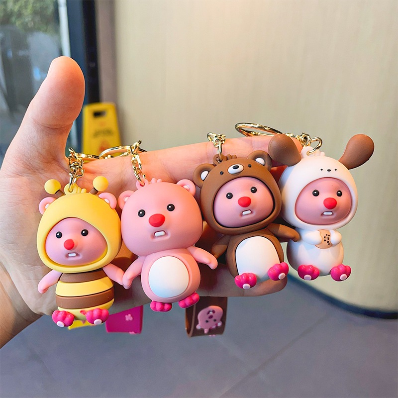 Móc Khóa Hình Búp Bê coffeejoy Dễ Thương