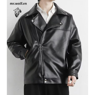 Áo khoác da nam cao cấp nam zipper thiết kế cảm giác mặc đều đẹp mặc khoác được 4 mùa hợp mọi thời đại áo da nam áo khoác bomber phong cách