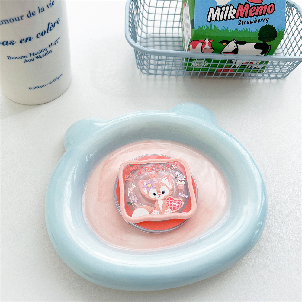 Giá Đỡ Điện Thoại Từ Tính Có Thể Tháo Rời In Hình mickey / stitch / Cậu Bé Bút Chì shin-chan Cho iphone 15 12 13 14