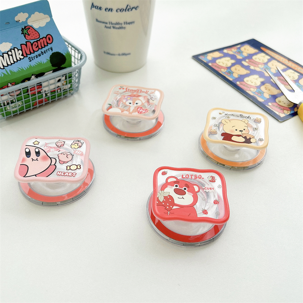 Giá Đỡ Điện Thoại Từ Tính Có Thể Tháo Rời In Hình mickey / stitch / Cậu Bé Bút Chì shin-chan Cho iphone 15 12 13 14