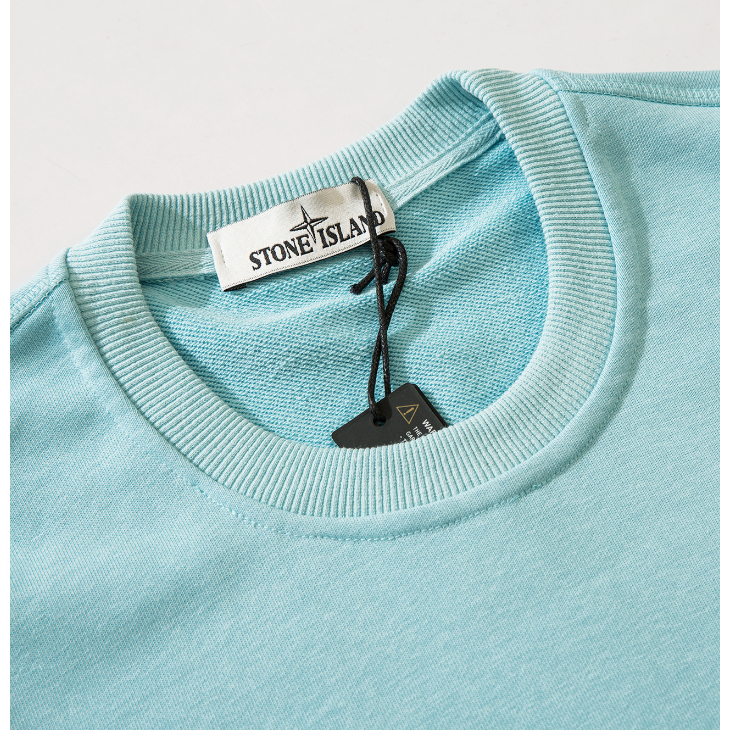 Áo Sweater cotton 320g Cổ Tròn Có Túi Khóa Kéo Phong Cách Đường Phố Cho Nam Nữ S-d