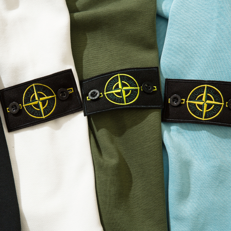 Áo Sweater cotton 320g Cổ Tròn Có Túi Khóa Kéo Phong Cách Đường Phố Cho Nam Nữ S-d