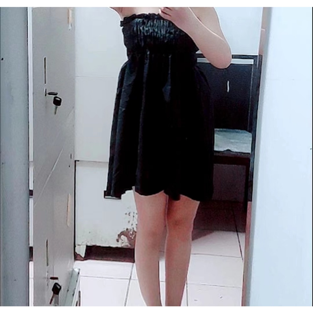 Đầm Cổ Phẳng Thời Trang Mùa Hè 2023✨✨Váy Ngắn Ôm Eo Quyến Rũ